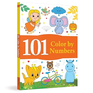101 color by numbers fun activity book for children  learn number recognition amp color matching  ages 47  hours of creative learning fun