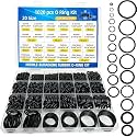 1020 Pcs O Ring Assortment Kit, Nitrile Rubber O Rings Kit for Auto Repair