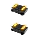 102dB Reversing Backup Alarm &amp; Light Warning System – 12-24V Beep Sound Safety Alert for Vehicles (2PCS)