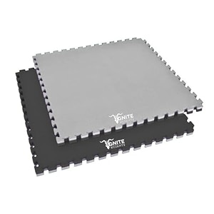 105cm x 105cm puzzle exercise gymhome eva interlocking matstiles for gym equipment exercise yogagymnastic black amp grey 20mm-8 mats