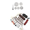 105Pcs and 6pcs Driemel Style Accessories Abrasive Tools Wood Metal Engraving Electric Rotary Tool Accessory for Drimel Bit Set (111, Pcs Suitable for Grinding/Cutting/polishing)