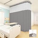 108"W X 84"L /15 X 7FT Hospital Curtains with Grommet Top