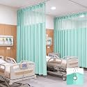 108"W X 96"L /9 X 8FT Hospital Curtains with Grommet Top