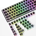 104 Key Custom US Layout Double Shot OEM Profile ABS Keycap Set-Coffee Mix