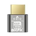 1080P@240Hz HDR HDMI Dummy Plug, Headless Display Adapter,Virtual Monitor EDID Emulator,1920X1080@120/144/240Hz(1920X1080@120/240HZ-HDR-1P)