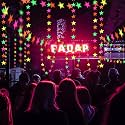 108ft Neon Glow Party Star Paper Garland UV Glow in The Dark Party Supplies Garlands Neon Paper Streamers for Blacklight Fluorescent Supplies for Birthday Wedding Decorations