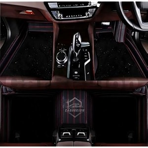 10d car foot mat for tata punch new 2026 new  black red