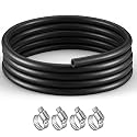 10FT 1/4" Heater Hose with 4 Clamps, EPDM Rubber Coolant Radiator Hose