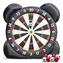 10FT Inflatable Soccer Darts Game with 8 Balls & Built-in 350W Blower