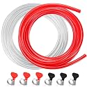 10FT Kegerator Beer Co2 Gas Lines Kit,ID 3/16" Keg Lines ID 7mm Co2 Hose