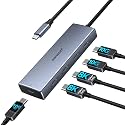 10Gbps USB C Hub, 5 Port USB C Splitter with 8K@30Hz USB-C Display Output