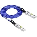 10Gtek Dark Blue Colored 10G SFP+ DAC Cable - Twinax SFP Cable for Ubiquiti UACC-DAC-SFP10-1.5M, 1.5-Meter(4.92ft)