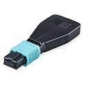 10Gtek MPO Fiber Optic Loopback Adapter, 12-Core OM3 50/125μm Test Plug