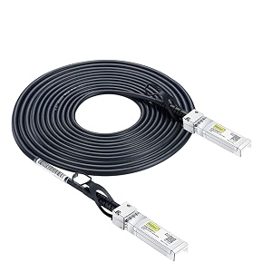 10gtek sfp dac twinax cable - 10gbase-cu passive direct attach copper sfp cable for cisco sfp-h10gb-cu7m ubiquiti unifi uc-dac-sfp meraki fortinet d