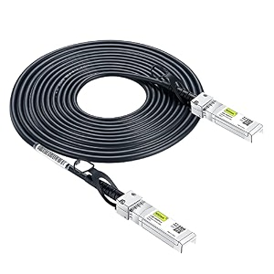 10gtek sfp dac twinax cable - 10gbase-cu passive direct attach copper sfp cable for cisco sfp-h10gb-cu12m ubiquiti unifi uc-dac-sfp meraki fortinet d