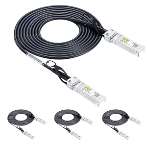 10gtek sfp dac twinax cable - 10gbase-cu passive direct attach copper sfp cable for cisco sfp-h10gb-cu7m ubiquiti unifi uc-dac-sfp meraki fortinet d