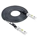 10Gtek SFP+ DAC Twinax Cable - 10GBASE-CU Passive Direct Attach Copper SFP Cable for Cisco SFP-H10GB-CU12M, Ubiquiti UniFi UC-DAC-SFP+, Meraki, Fortinet, D-Link and More, 12-Meter(39.4ft)