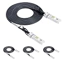 10Gtek SFP+ DAC Twinax Cable - 10GBASE-CU Passive Direct Attach Copper SFP Cable for Cisco SFP-H10GB-CU7M, Ubiquiti UniFi UC-DAC-SFP+, Meraki, Fortinet, D-Link, 26AWG, 7-Meter(23ft), 4-Pack