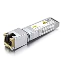 10GTEK SFP+ to RJ-45 10GBase-T Module,10Gbe SFP+ to Copper Ethernet Transceiver for Dell Force10 GP-10GSFP-T,TP-Link TL-SM5310-T, Ubiquiti UniFi UF-RJ45-10G and More, RJ-45 SFP+ CAT.6a, up to 30-Meter