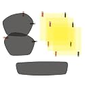 10H2 Car Thick Anti-Rain Guard | Rear-View Film Mirror | Car Accessories Mirror Sticker |Anti-Fog Car Sticker | Protective Film Sticker |For Tata,Tiago,Tigor,Punch,Nexon,Curvv,Safari,Harrier,Pack-7
