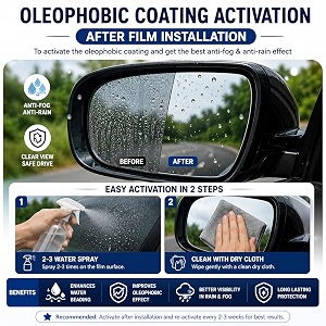car accessories-mirror stickers for car  anti-fog film for car  rearview film mirror  car mirror rain guard  car waterproof mirror film  for hyundai venue creta nios i10i20aura pack-7