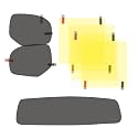 Car Accessories - Anti-Fog Film | Durable Rearview Mirror Stickers | Rain Guard | Waterproof Film for MARUTI Vitara Brezza, Urban Cruiser, Brezza, Swift