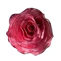 10inch Extra Large Flower Brooch Pin for Women Fashion Dainty Organza Satin Fabric Big Camellia Brooches Lapel Pins Wedding Dance Party Dress Accessories Exaggerated Jewelry Gift