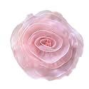 10inch Extra Large Flower Brooch Pin for Women Fashion Dainty Organza Satin Fabric Big Camellia Brooches Lapel Pins Wedding Dance Party Dress Accessories Exaggerated Jewelry Gift