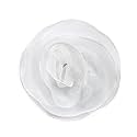 10inch Extra Large Flower Brooch Pin for Women Fashion Dainty Organza Satin Fabric Big Camellia Brooches Lapel Pins Wedding Dance Party Dress Accessories Exaggerated Jewelry Gift
