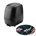 10L Automatic Fish Feeder, Fish Food Dispenser, Directional Feeder, Timer High Capacity Pond Fish Feeder for Outdoor Garden Pond(Black)