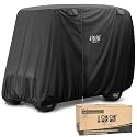 10L0L Golf Cart Cover Waterproof Dust Sunproof and Durable for 4 Passenger,Fits EZ GO, Club Car and Yamaha Golf Carts