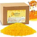 10LB Yellow Beeswax Pellets Beeswax Triple Filtered Beeswax for Candle Making Beeswax Pastilles for DIY Creams Lotions Lip Balm Soap