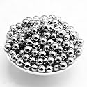 10mm Bearing Ball - 200 Pieces Stainless Steel Silver Balls for Bearing Replacement, Rust-Resistant Precision Balls for Cycle & Mechanical Bearings - Not Magnets