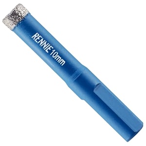 10mm diamond hole saw drill bit with tri shank for porcelain tiles ceramic slate stone granite marble glass diamond core holesawhole cutter