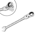 10mm Flex Head Ratchet Wrench 12 Point Chrome Vanadium Spanner
