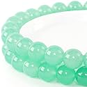 Natural Green Chalcedony Round Beads 6mm 60Pcs for DIY Jewelry Making