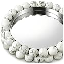 Natural White Howlite Round Beads 10mm 35Pcs for DIY Jewelry Making
