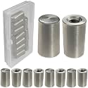 10Pack Stainless Steel Engine Plugs Compatible with Non-AFM GM Engines 2008-2023 LSX & LT Models 4.8, 5.3, 6.0, 6.2L Series, Non-DOD/AFM Oil Valley Plugs Fit for ls Swap Parts