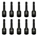 TMAX 10p 5/16" Impact Magnetic Nutsetter Hex Nut Driver 1/4" Shank, Cr-V