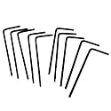 10pcs 0.05 Allen Wrench sets,0.050 inch Allen Wrench,0.05 Hex Key,0.050 Hex Wrench allen key Door Key L Shaped 050 hex wrench set with Long Arm.