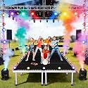 10pcs 4'x4' Portable Stage Platform, Portable Aluminum Performance Deck