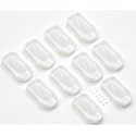 10PCS ABS Plastic Speed Shapes for Car Painting Wrapping Display White
