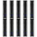 10PCS Aquarium Thermometer Strips, 61-122℉(15-50°C), Fish Tank Thermometer, Fish Tank Test Temperature Strips Display for Fermenting, Brewing, Wine, Beer, Aquariums
