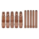 TIG Collet Body 10N30 10N31 10N32 10N28 406488 &amp; TIG Collet 0.040" ~ 5/32"