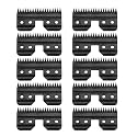 10pcs Black Fast Feed Ceramic Blades，Compatible For Oster，Fast Feed Clipper A5 Grooming Clippers Movable Blade