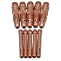TIG Collet Body 10N28 (1/8") & Collet 10N25 Fit TIG Welding Torch 17 18 26