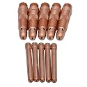 TIG Collet Body 10N30 0.040" &amp; Collet 10N22 Fit TIG Welding Torch 17 18 26