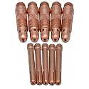 TIG Collet Body 10N31 (1/16") & Collet 10N23 Fit TIG Welding Torch 17 18 26