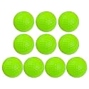 10Pcs Foams Golf Ball PU Practice Realistic Feel Long Lasting Limited Flight Practice for Backyard Pu Foams Golf Soft Golfs