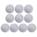 10Pcs Foams Golf Ball PU Practice Realistic Feel Long Lasting Limited Flight Practice for Backyard Pu Foams Golf Soft Golfs